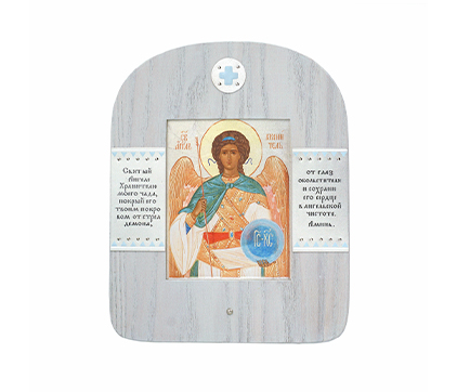 Киот с эмалью "Детский" - под икону 10 см х12 см